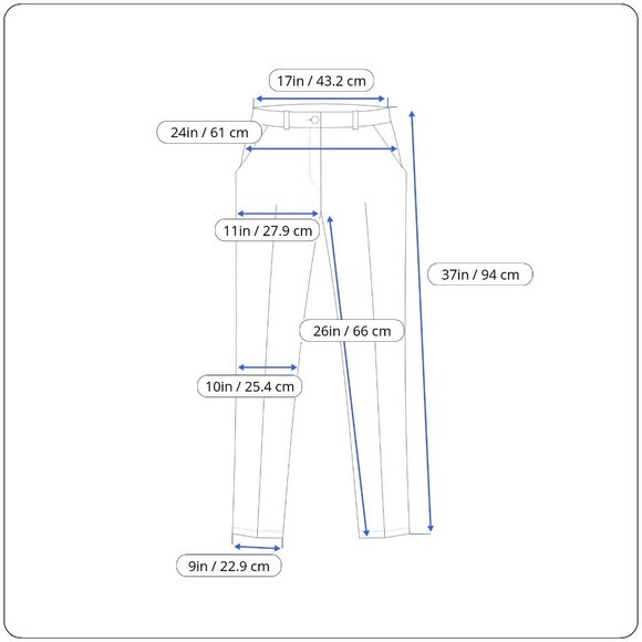 Alfred Dunner Womens Elastic Waist Navy Pull-On Pants Size 18W - New - Picture 6 of 6